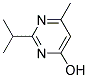 6-Hydroxy-2-Isopropyl-4-Methylpyrimidine Struktur