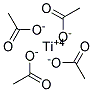 Titanium tetraacetoxide Struktur