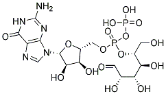 Guanosine 5'-diphospho-D-mannose Struktur