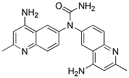 1,3-Bis(amino-2-methyl-6-quinolyl) urea dihydrochloride Struktur