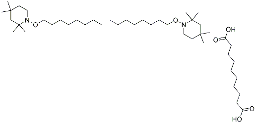 Bis(2,2,4,4-Tetramethyl-1-Octyloxypiperidine)Sebacate Struktur