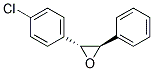 (+/-)-TRANS-2-(P-CHLOROPHENYL)-3-PHENYLOXIRANE Struktur