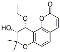 (9R-CIS)-10-ETHOXY-9-HYDROXY-8,8-DIMETHYL-9,10-DIHYDROPYRANO(2,3-H)CHROMEN-2(8H)-ONE Struktur