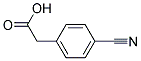 (P-CYANOPHENYL)ACETICACID Struktur