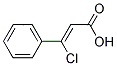 (Z)-B-CHLOROCINNAMICACID Struktur