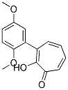 3-(2,5-DIMETHOXYPHENYL)-2-HYDROXY-2,4,6-CYCLOHEPTATRIEN-1-ONE Struktur