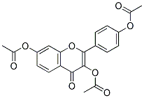 3,7-DIACETOXY-2-(P-ACETOXYPHENYL)-4-CHROMENONE Struktur