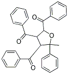 3,4,5-TRIBENZOYL-2-METHYL-2-PHENYLTETRAHYDROFURAN Struktur