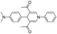 4-(3,5-DIACETYL-1-PHENYL-1,4-DIHYDRO-4-PYRIDYL)-N,N-DIMETHYLANILINE Struktur