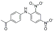 4'-(2,4-DINITROANILINO)ACETOPHENONE Struktur