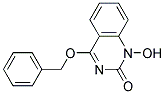 4-BENZYLOXY-1-HYDROXY-2(1H)-QUINAZOLINONE Struktur