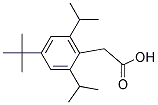 4-TERT-BUTYL-2,6-DIISOPROPYLPHENYLACETATE Struktur