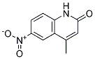 4-METHYL-6-NITRO-2(1H)-QUINOLINONE Struktur