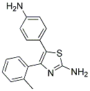 5-(P-AMINOPHENYL)-4-(O-TOLYL)-2-THIAZOLAMINE Struktur