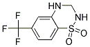 6-TRIFLUOROMETHYL-3,4-DIHYDRO-2H-1,2,4-BENZOTHIADIAZINE1,1-DIOXIDE Struktur