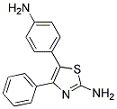 5-(P-AMINOPHENYL)-4-PHENYL-2-THIAZOLAMINE Struktur