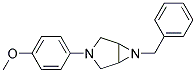 6-BENZYL-3-(P-METHOXYPHENYL)-3,6-DIAZABICYLO(3.1.0)HEXANE Struktur