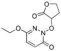 6-ETHOXY-2-(2-OXOTETRAHYDRO-3-FURYLOXY)-3(2H)-PYRIDAZINONE Struktur