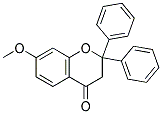 7-METHOXY-2,2-DIPHENYL-4-CHROMANONE Struktur