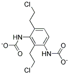 BIS(2-CHLOROETHYL)N,N'-(M-PHENYLENE)DICARBAMATE Struktur