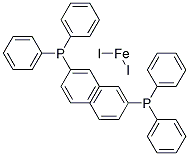 DIIODOBIS(TRIPHENYLPHOSPHINE)IRON(II) Struktur