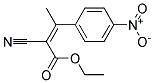 ETHYL(Z)-A-CYANO-B-METHYL-4-NITROCINNAMATE Struktur