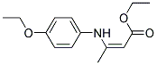 ETHYL3-(P-ETHOXYANILINO)CROTONATE Struktur