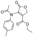 ETHYL5-OXO-4-(N-(P-TOLYL)ACETAMIDO)-2,5-DIHYDRO-3-FUROATE Struktur