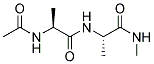 N-ACETYLALANYLALANINEMETHYLAMIDE Struktur