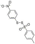 SS-(P-NITROPHENYL)P-TOLUENEDITHIOPEROXYSULFONATE Struktur