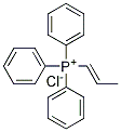 TRANS-TRIPHENYL(1-PROPENYL)PHOSPHONIUMCHLORIDE Struktur