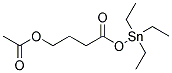 TRIETHYLSTANNYL4-ACETOXYBUTYRATE Struktur