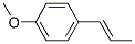 TRANS-P-(1-PROPENYL)ANISOLE Struktur