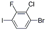 4-Bromo-3-chloro-2-fluoroiodobenzene Struktur