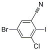 5-Bromo-3-chloro-2-iodobenzonitrile Struktur