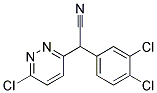 (6-Chloro-pyridazin-3-yl)-(3,4-dichloro-phenyl)-acetonitrile Struktur