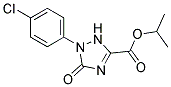 Isopropyl1-(4-chlorophenyl)-2,5-dihydro-5-oxo-1H-1,2,4-triazole-3-carboxylate Struktur