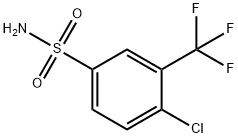 4-Chloro-3-trifluoromethylbenzenesulfonamide Struktur