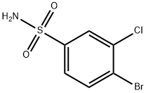 4-Bromo-3-chlorobenzenesulfonamide Struktur