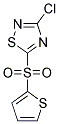 3-Chloro-5-(thiophen-2-ylsulfonyl)-1,2,4-thiadiazole Struktur