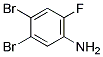 3,4-Dibromo-6-fluoroaniline Struktur