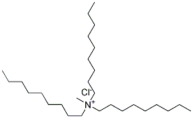 Methyl Trinonyl Ammonium Chloride Struktur