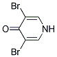 3,5-Dibromo-1,4-dihydro-4-pyridinone Struktur