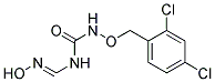 (E)-N-(2,4-Dichlorobenzyloxycarbamoyl)-N'-hydroxyformimidamide Struktur