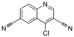 4-CHLORO-QUINOLINE-3,6-DICARBONITRILE
 Struktur