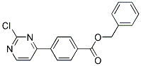 4-(2-Chloro-pyrimidin-4-yl)-benzoic acid benzyl ester Struktur