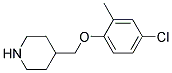 4-(4-Chloro-2-methyl-phenoxymethyl)-piperidine Struktur