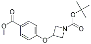 3-(4-Methoxycarbonyl-phenoxy)-azetidine-1-carboxylic acid tert-butyl ester Struktur