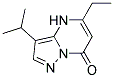 5-ethyl-3-(1-methylethyl)pyrazolo[1,5-a]pyrimidin-7(4H)-one Struktur