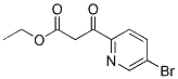 ethyl 3-(5-bromopyridin-2-yl)-3-oxopropanoate Struktur